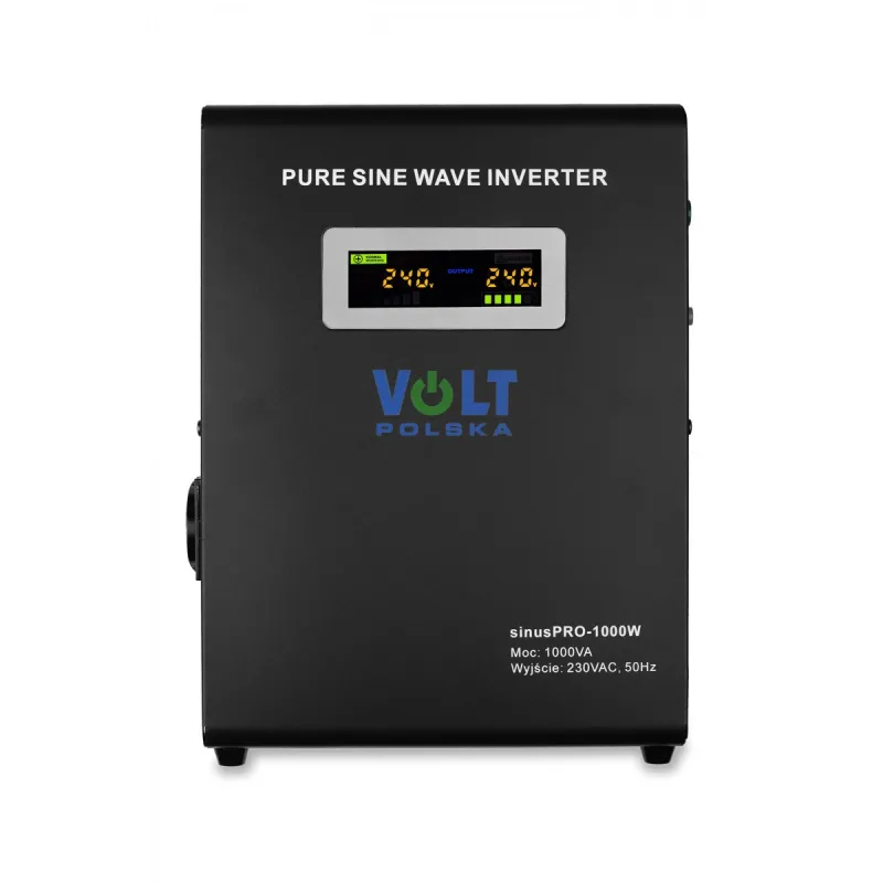Гибридный ИБП/инвертор Volt Polska SINUS PRO 1000W 12/230V 700/1000W (3SP100012W)
